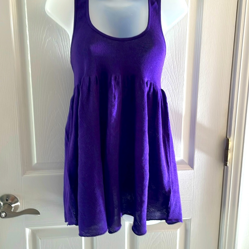 Gorgeous Free People Purple Knit Top